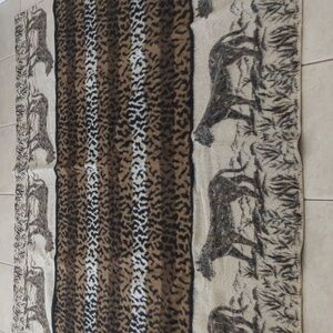 Beautiful Large Vintage Alpaca Wool Peruana Blanket 73x42